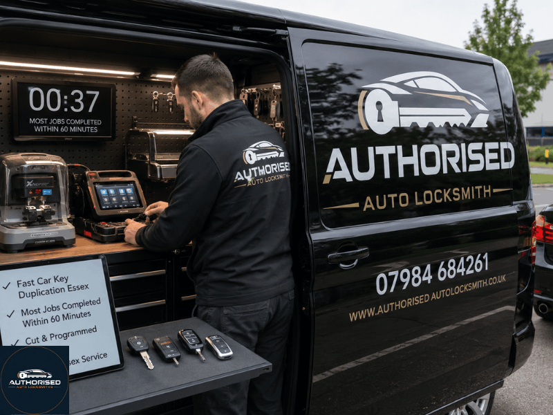 fast car key duplication Essex — most jobs completed within an hour