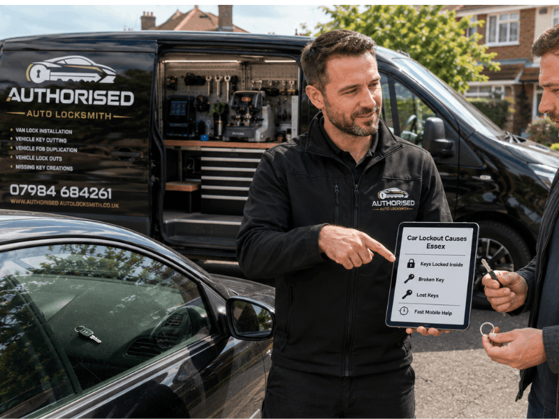 car lockout cost Essex — fixed price no hidden fees no callout charge