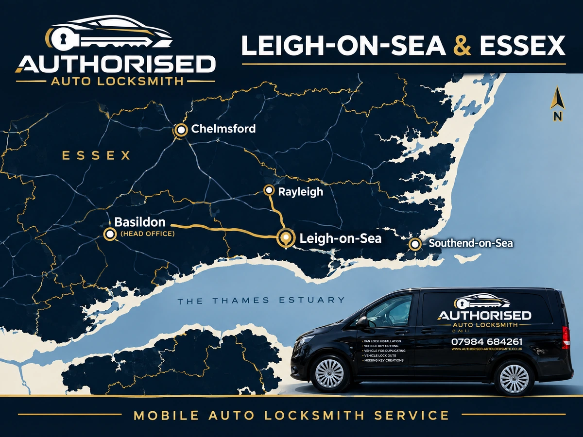Authorised Auto Locksmith mobile unit covering Leigh-on-Sea and Essex