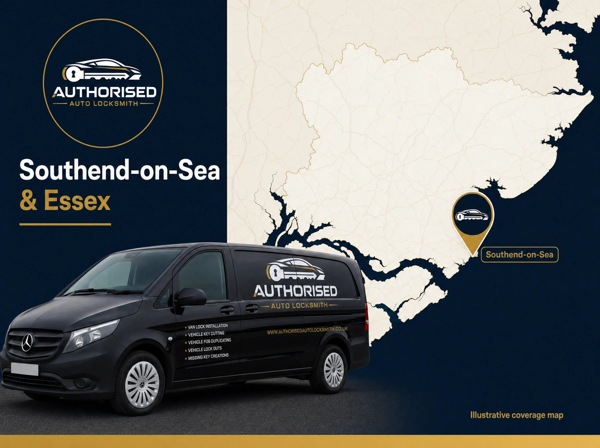 Authorised Auto Locksmith mobile service van covering Southend-on-Sea and Essex