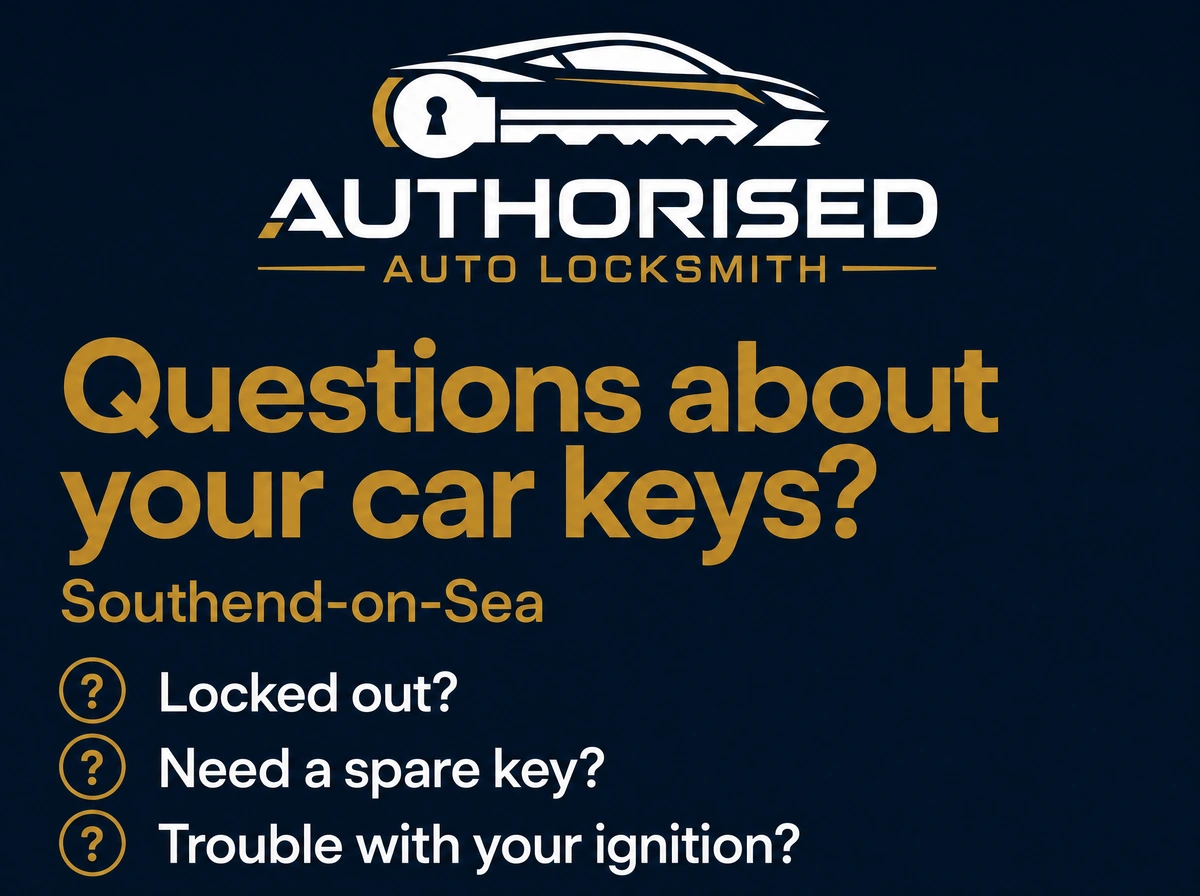 Auto locksmith answering common questions from Southend-on-Sea drivers