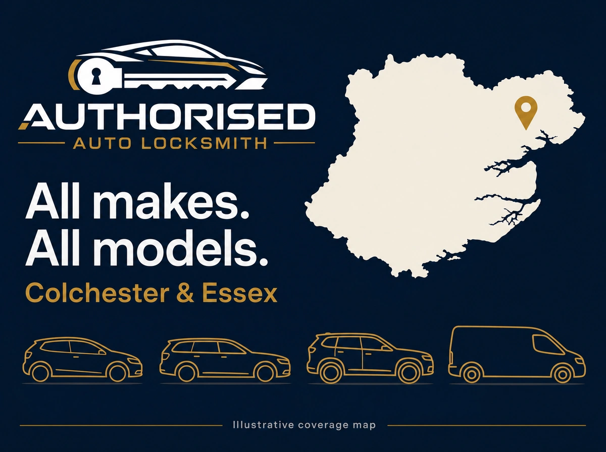 Auto locksmith covering all car makes and models in Colchester