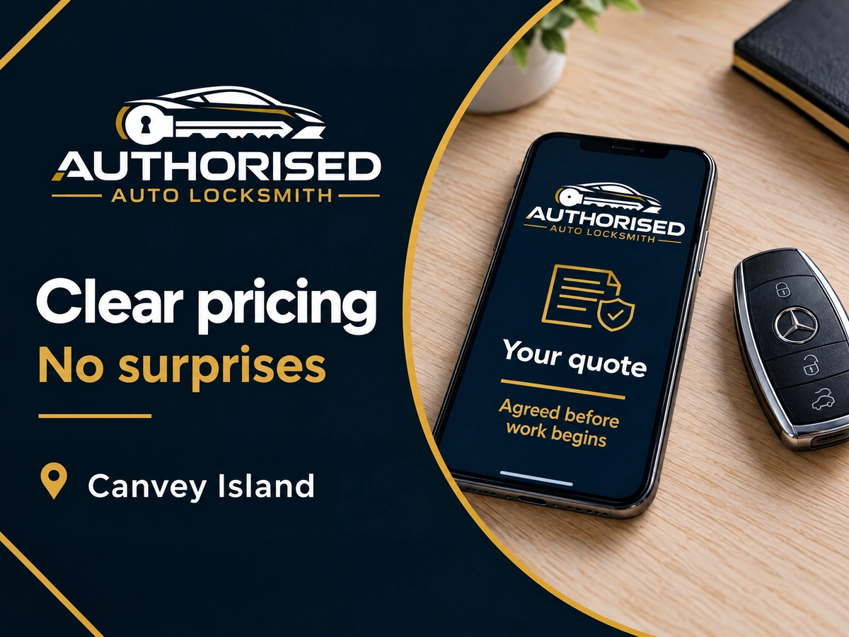 Clear and honest pricing from auto locksmith in Canvey Island