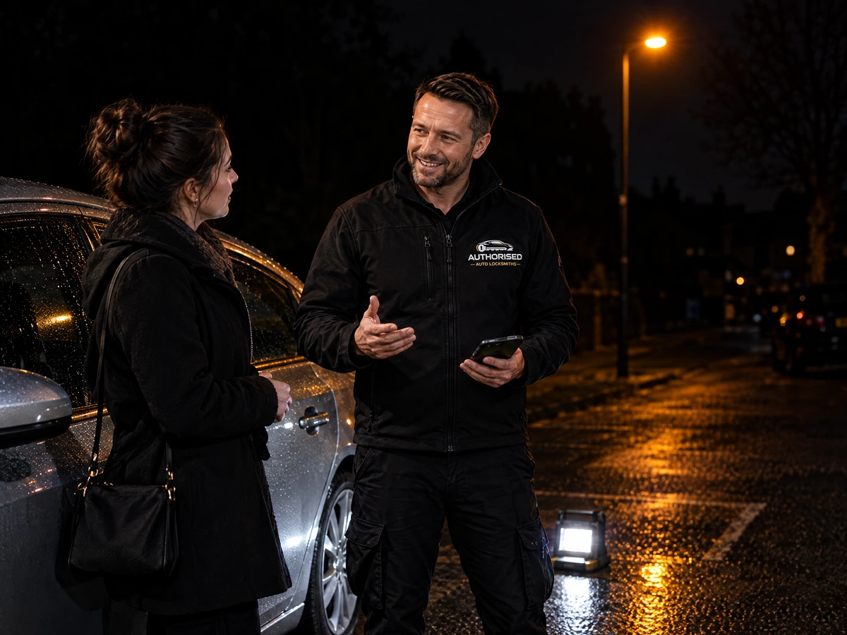 Emergency auto locksmith call out at night in Leigh-on-Sea