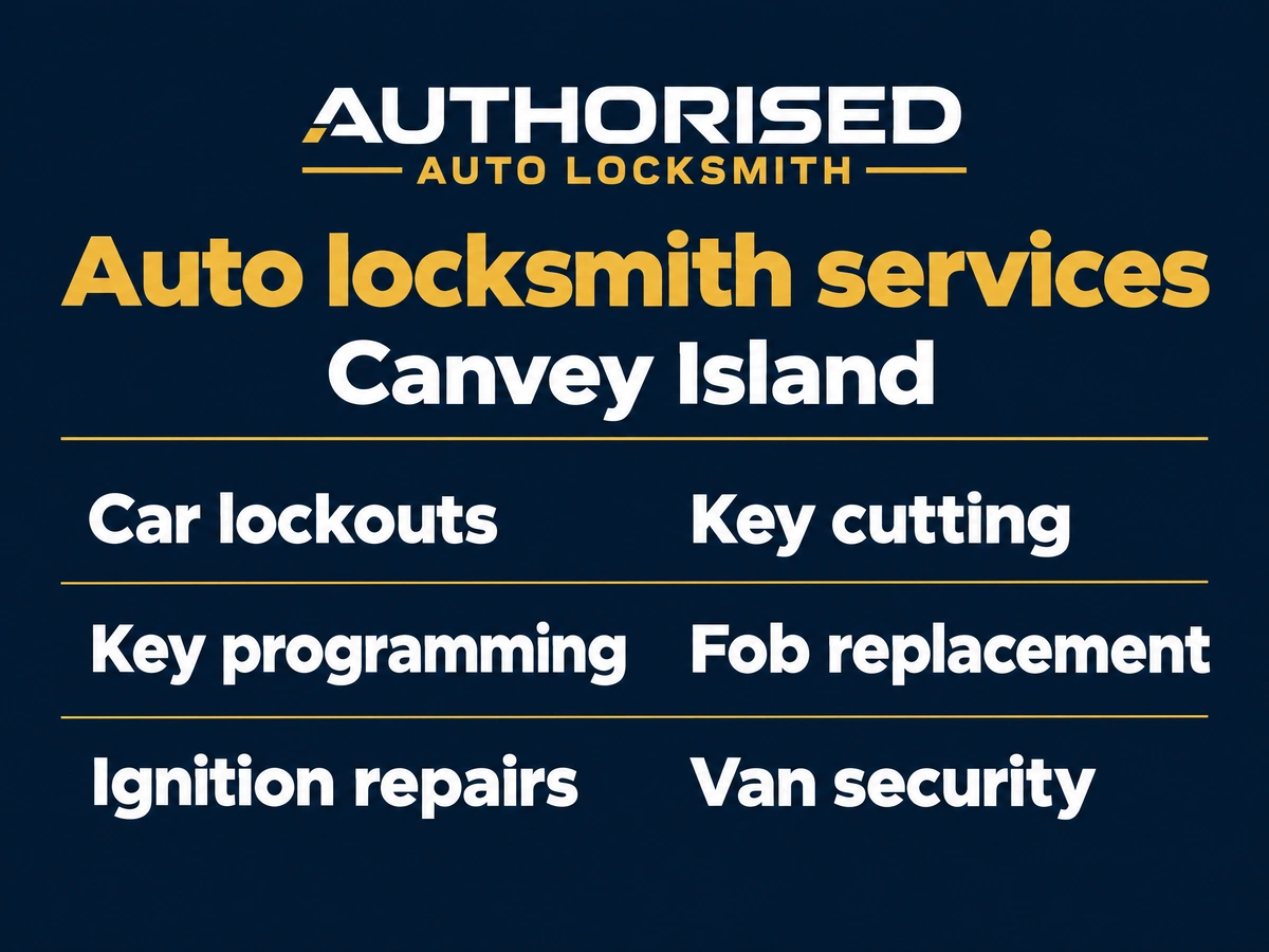 Full range of auto locksmith services offered across Canvey Island