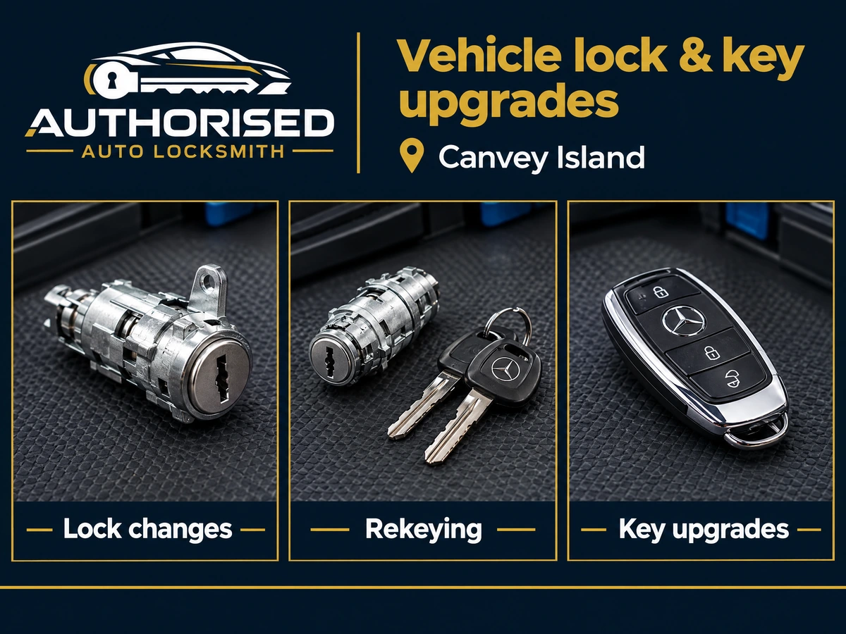 Lock changes, rekeying and key upgrades for vehicles in Canvey Island