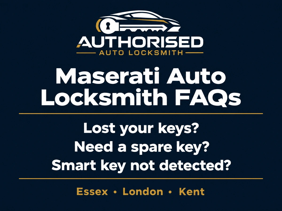 Auto locksmith answering questions from a Maserati owner