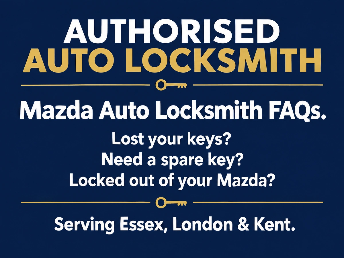 Auto locksmith answering questions from a Mazda driver