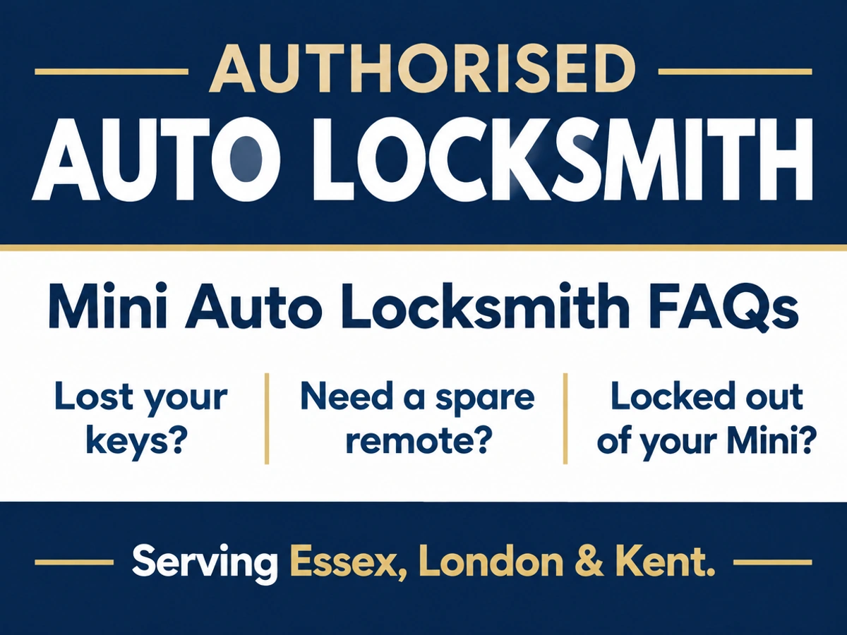 Auto locksmith answering questions from a Mini driver