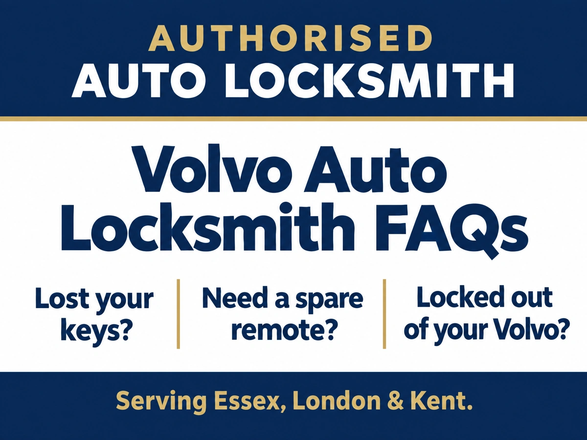 Auto locksmith answering questions from a Volvo driver