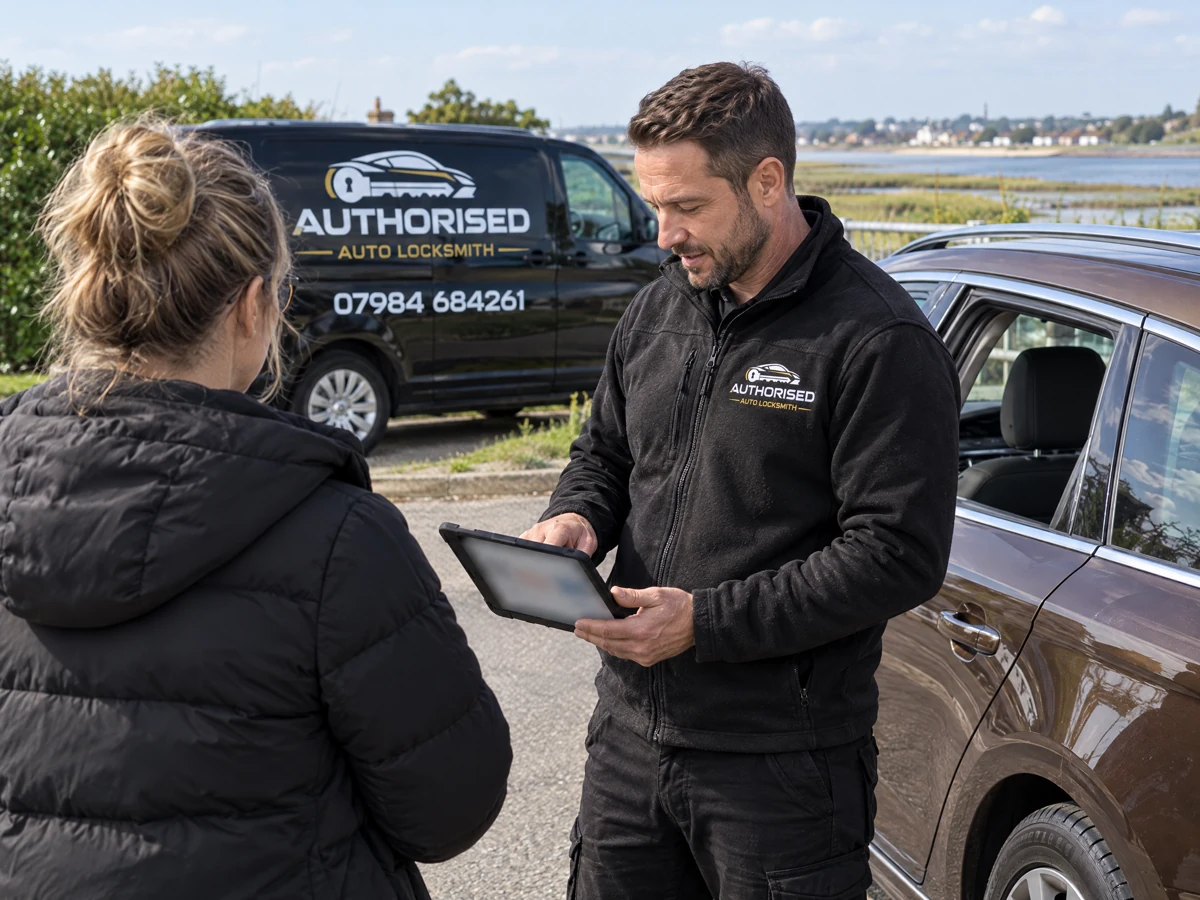 Auto locksmith prices in Benfleet with a fixed quote and no call out fee