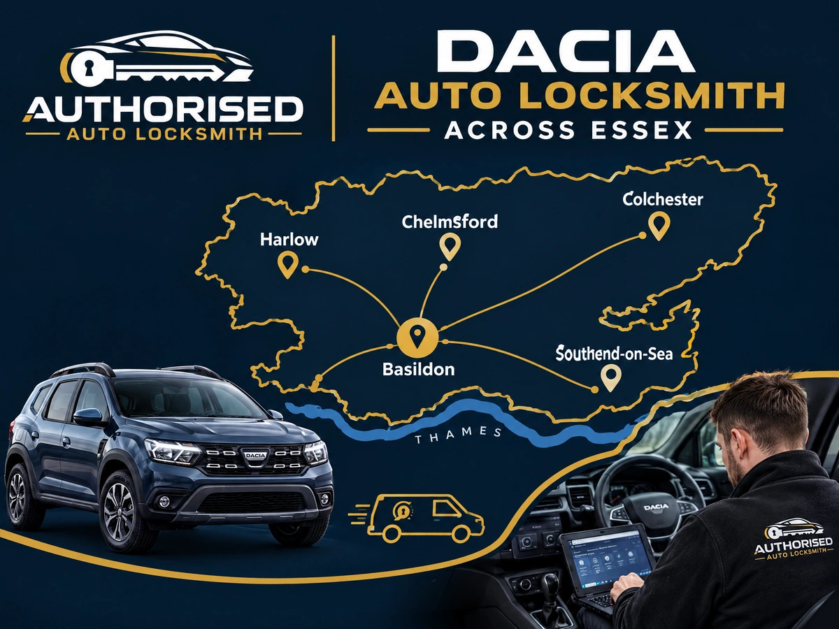 Auto locksmith van serving Dacia owners across Essex