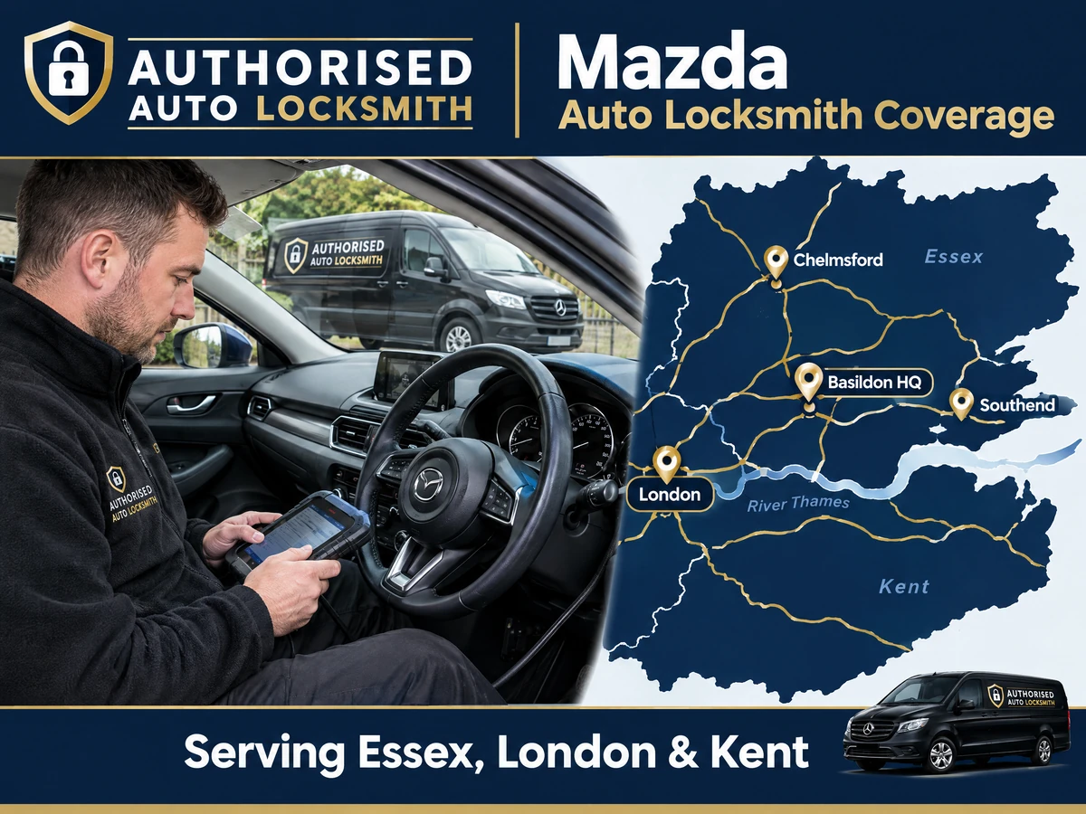 Auto locksmith van serving Mazda owners across Essex