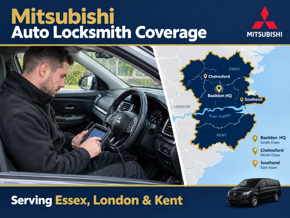 Auto locksmith van serving Mitsubishi owners across Essex