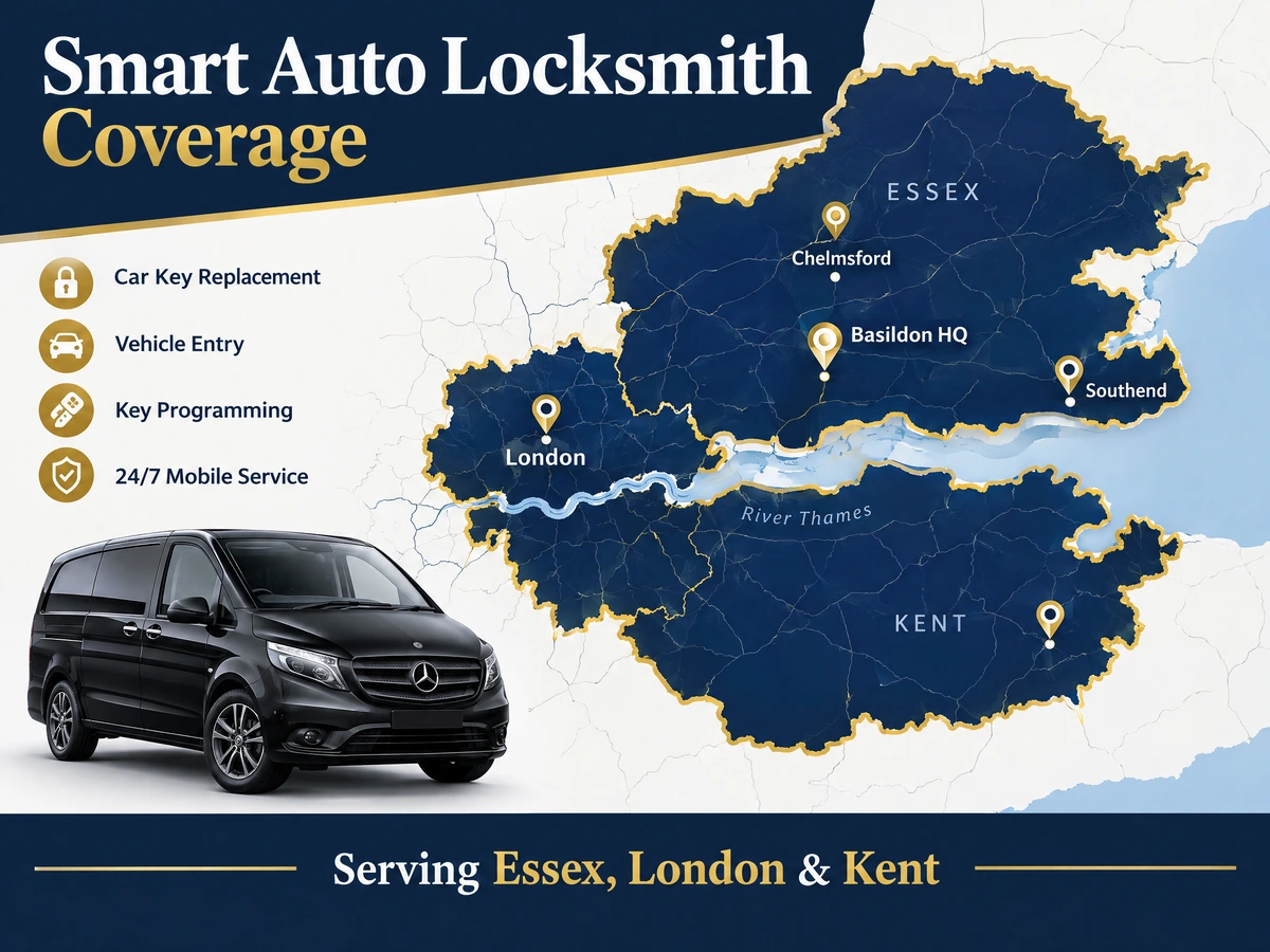 Auto locksmith van serving Smart owners across Essex
