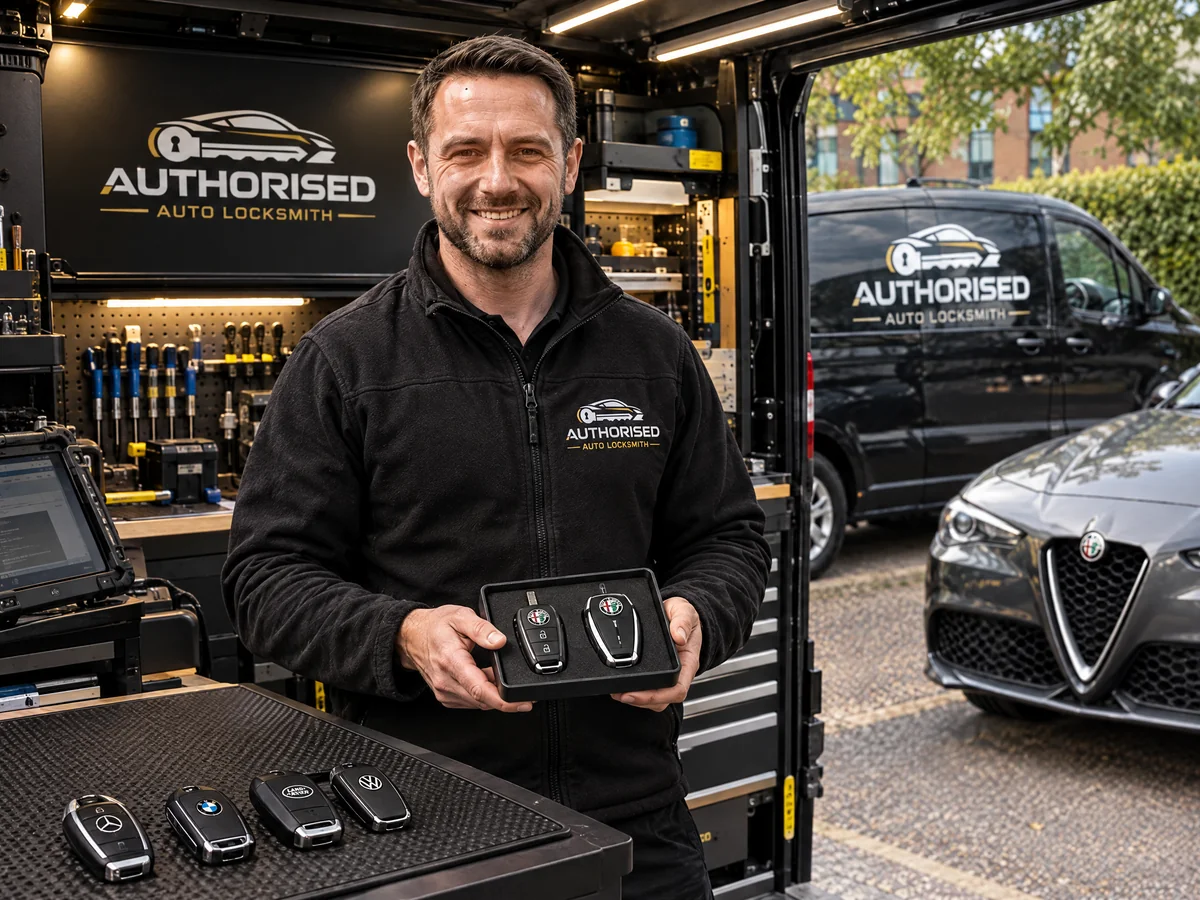 Auto locksmith with keys for Alfa Romeo and other makes in Essex