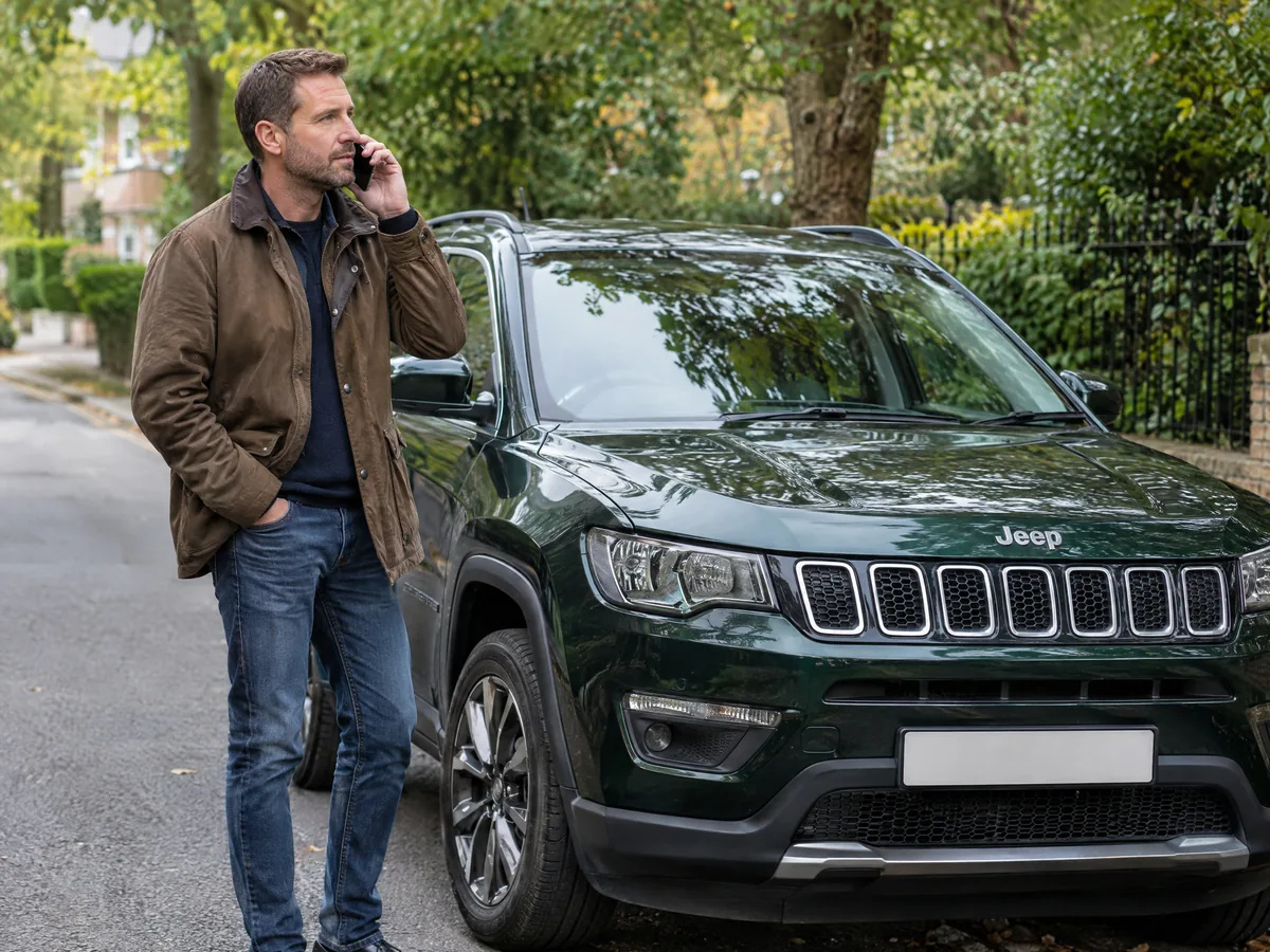 Customer booking a Jeep key job by phone