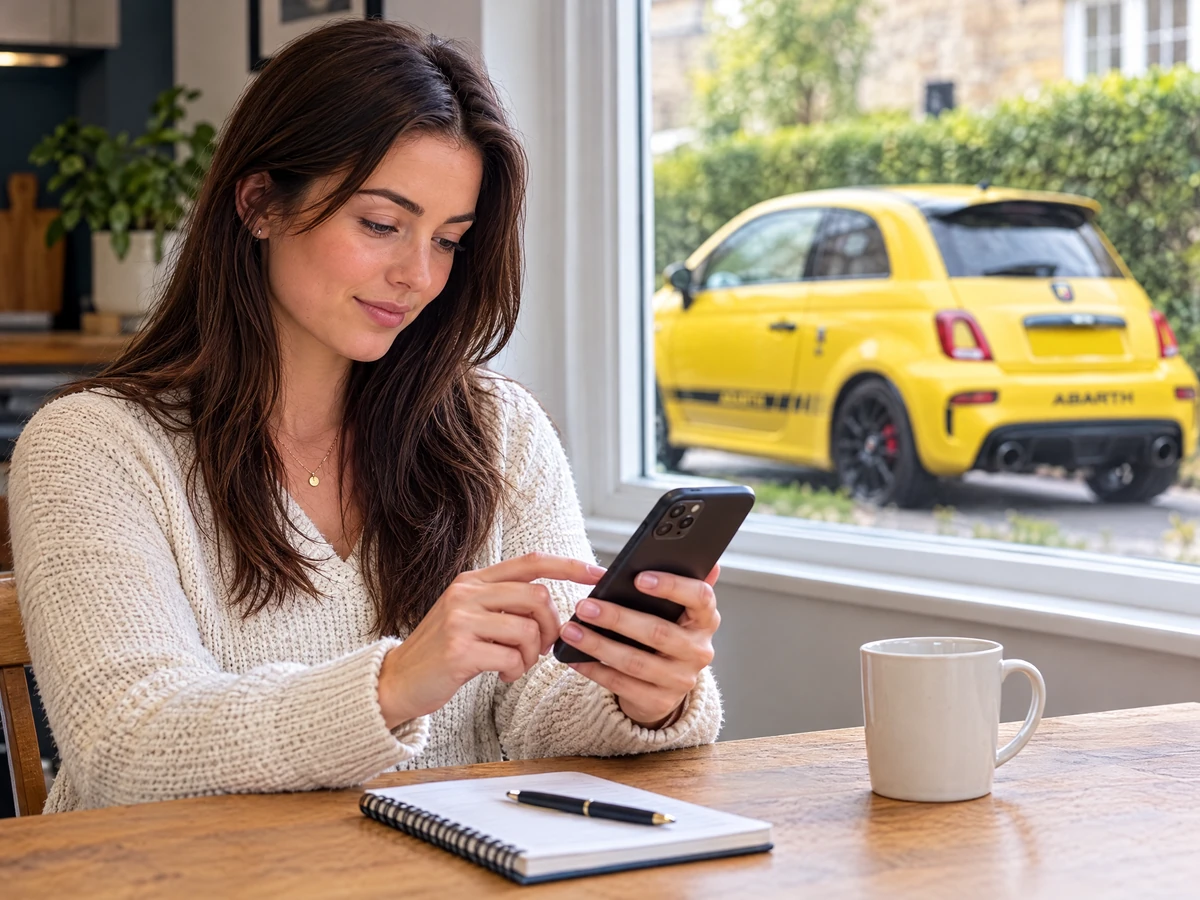 Customer booking an Abarth key job by phone