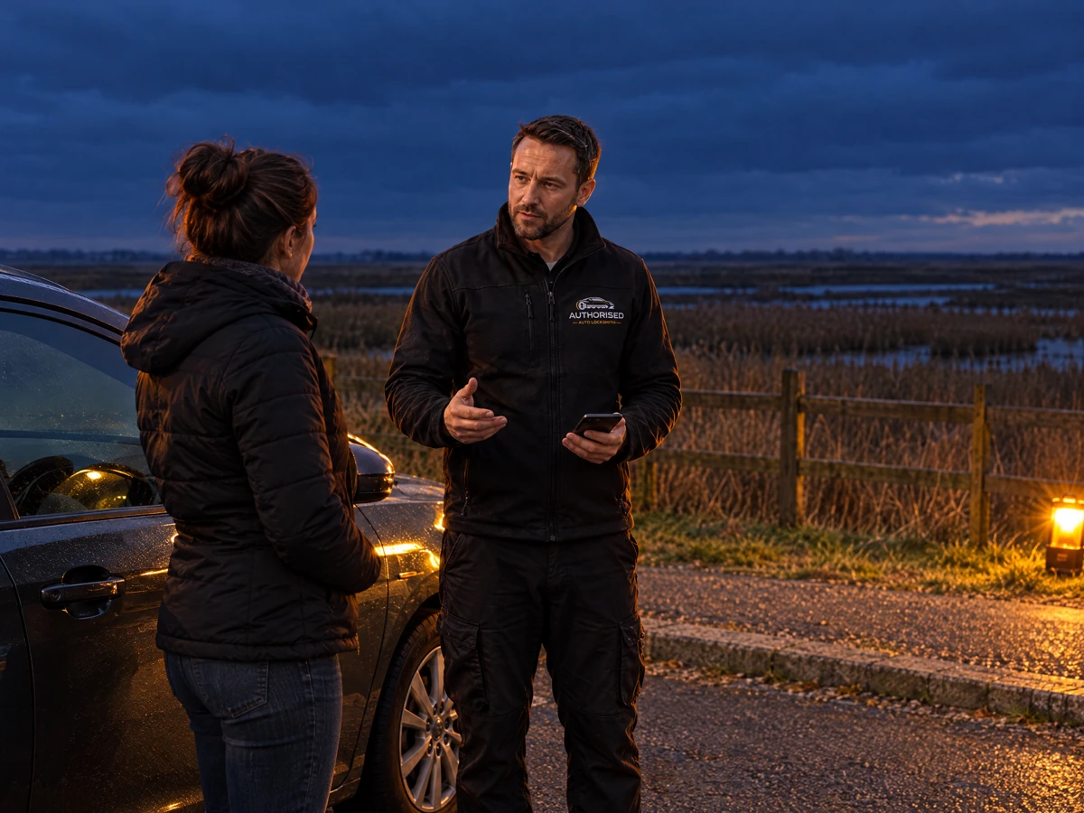 Emergency auto locksmith in Rainham near Rainham Marshes