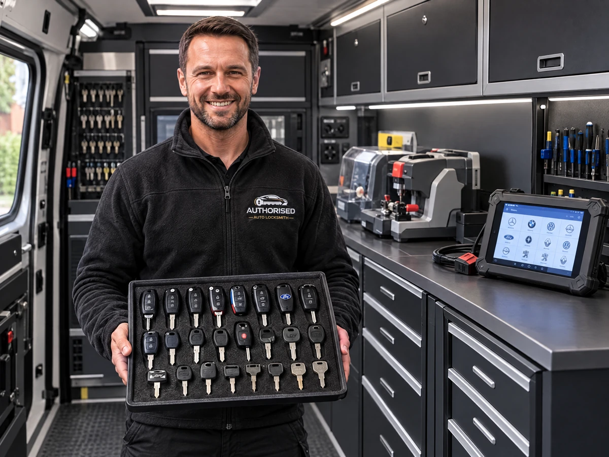 Essex auto locksmith with keys for many vehicle makes