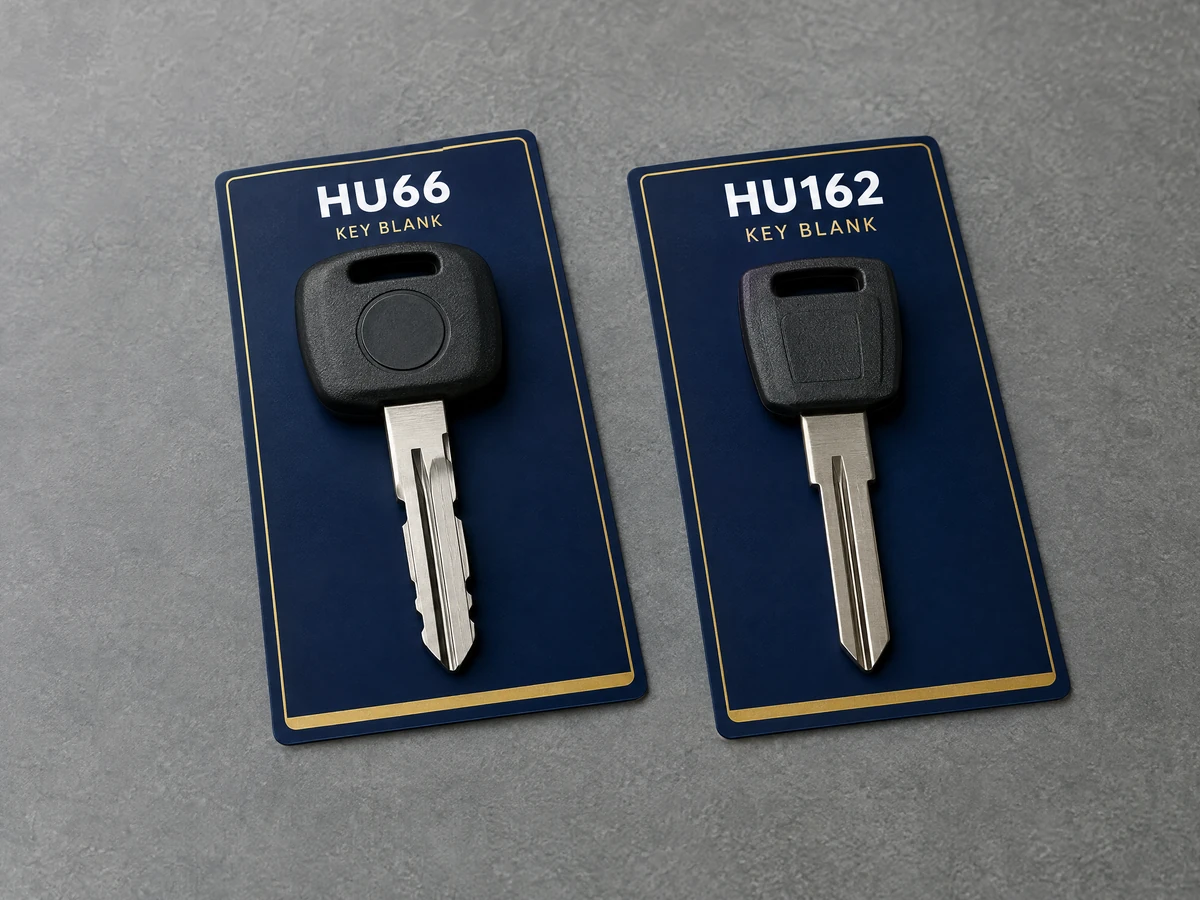 HU66 and HU162 key blanks for Seat models