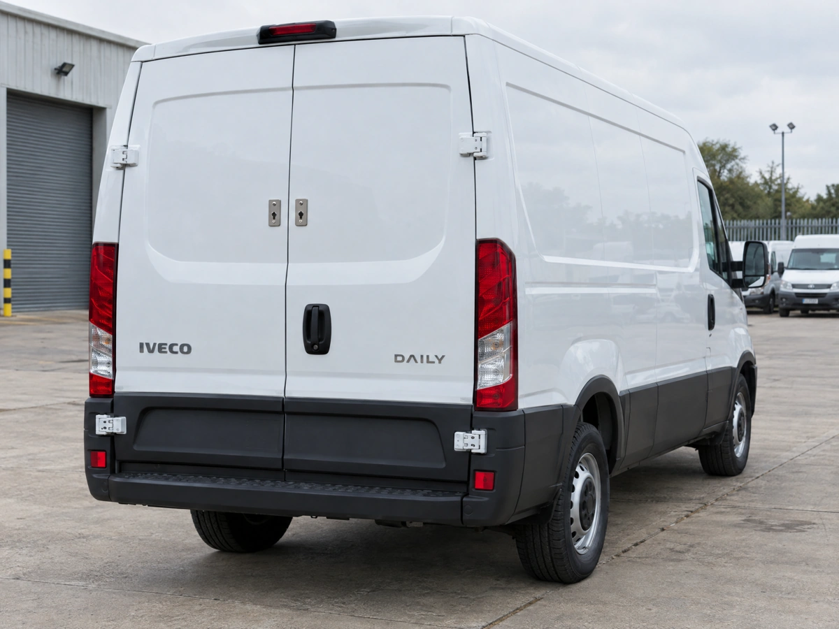 Iveco Daily van with extra security locks fitted
