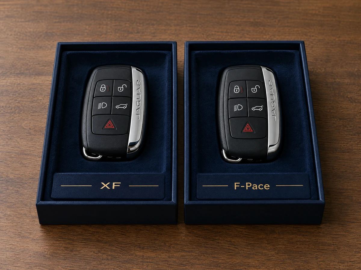 Jaguar XF and F-Pace smart keys ready for handover