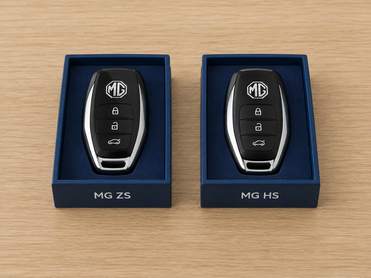 MG ZS and MG HS keys ready for handover