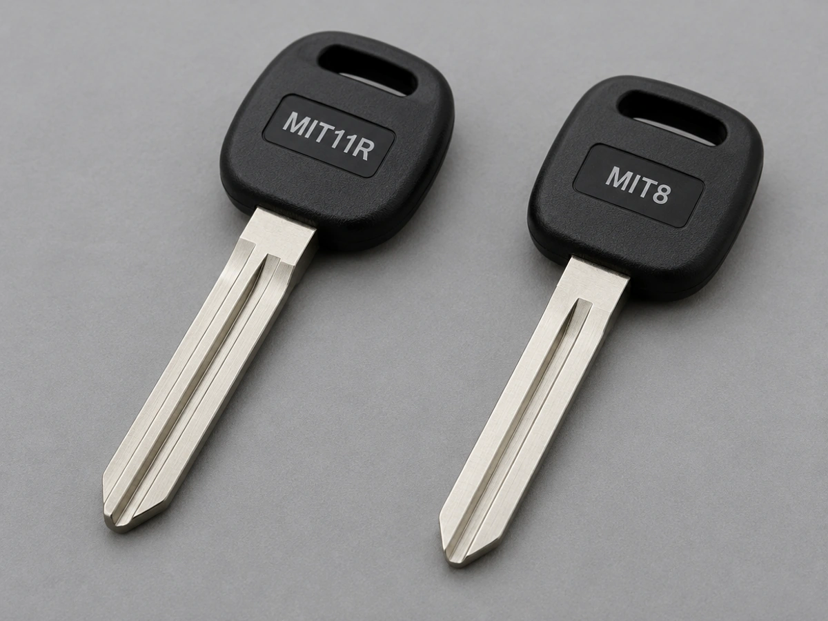 MIT11R and MIT8 key blanks for Mitsubishi models