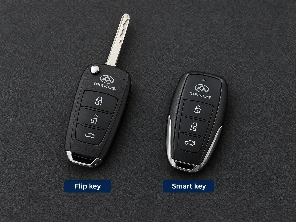 Maxus Deliver 9 flip key and smart key