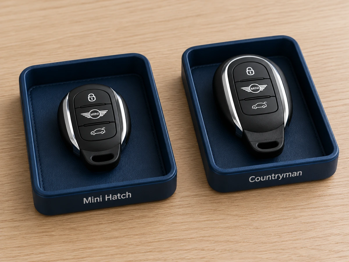 Mini Hatch and Countryman keys ready for handover