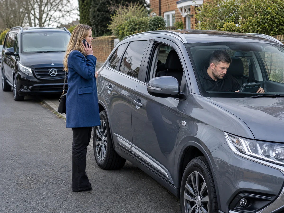 Mitsubishi driver calling Authorised Auto Locksmith for help
