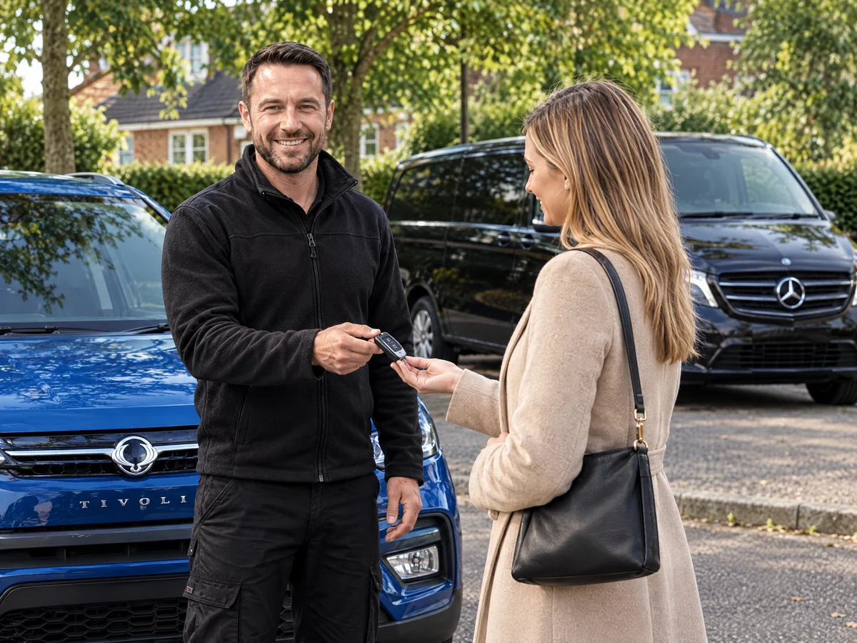New SsangYong key and remote handed over after a lost key job