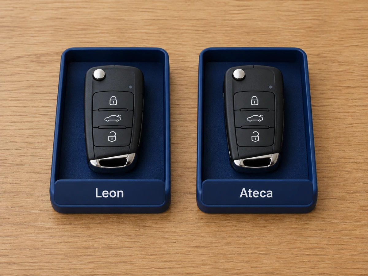 Seat Leon and Ateca keys ready for handover