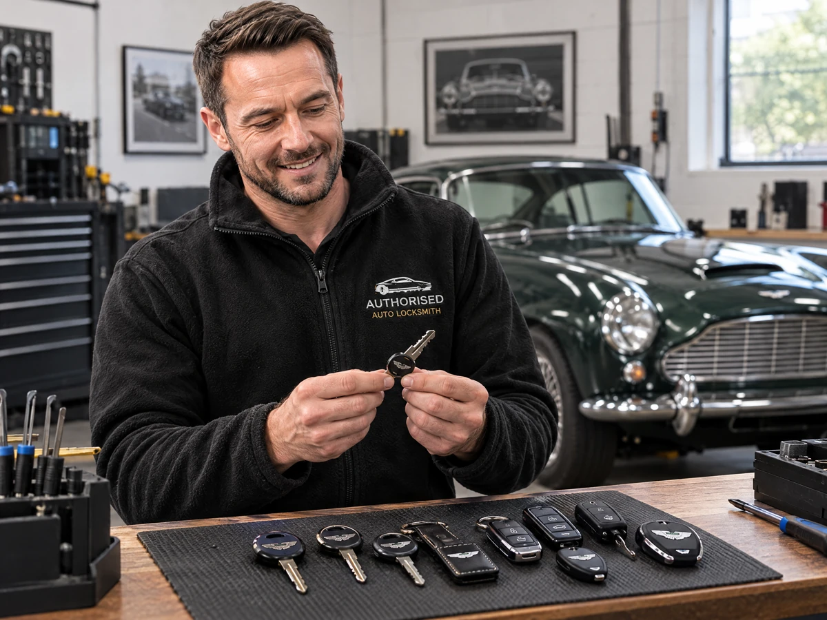 Specialist auto locksmith with a range of Aston Martin keys
