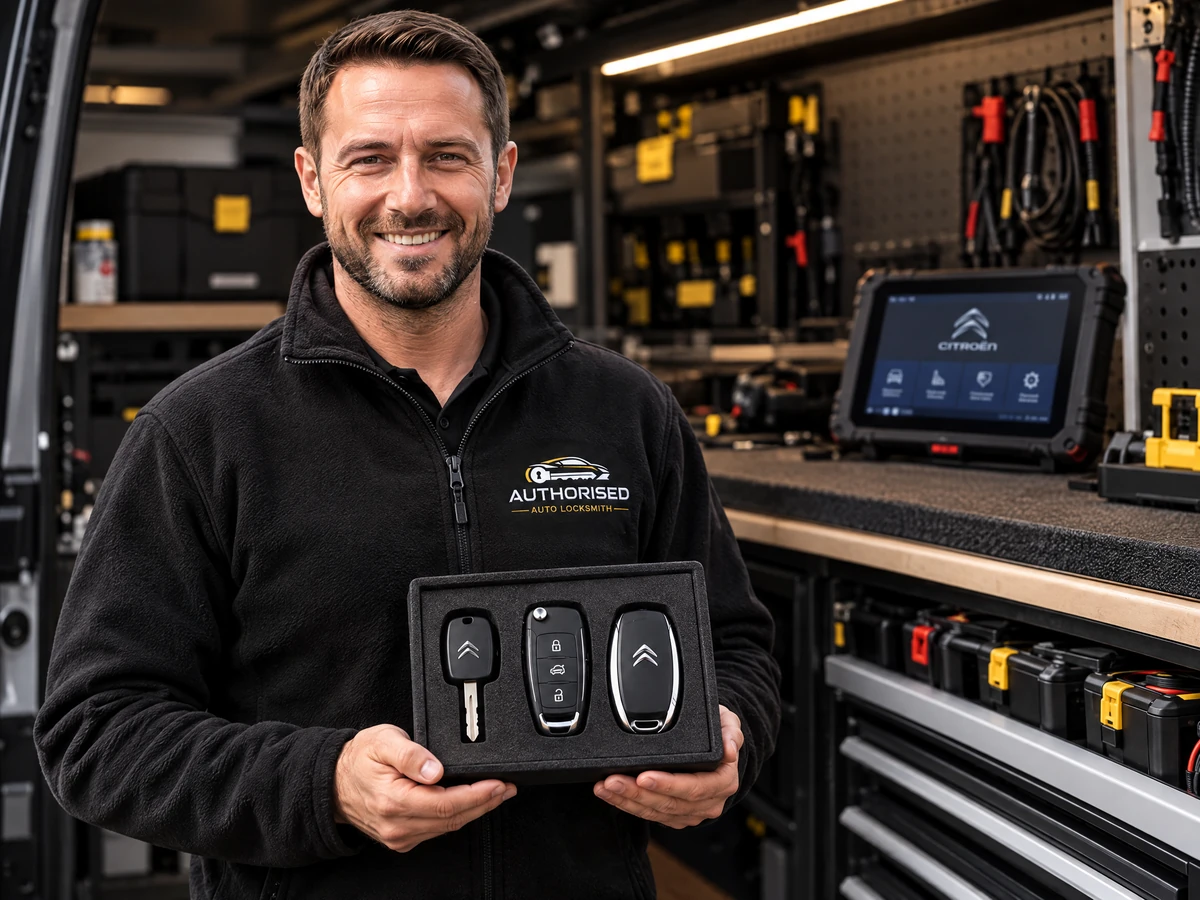 Specialist auto locksmith with a range of Citroën keys
