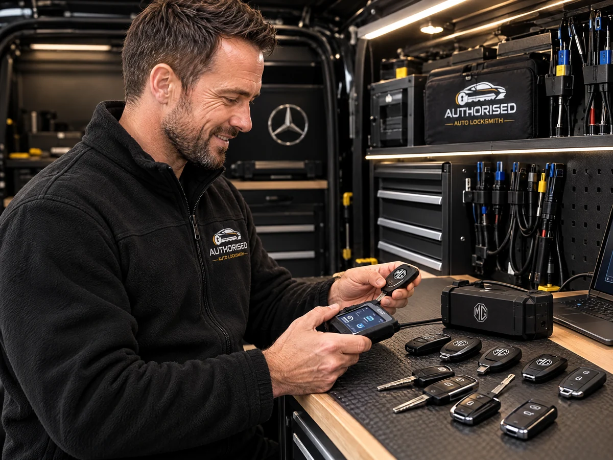 Specialist auto locksmith with a range of MG keys