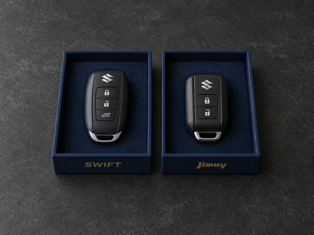 Suzuki Swift and Jimny keys ready for handover