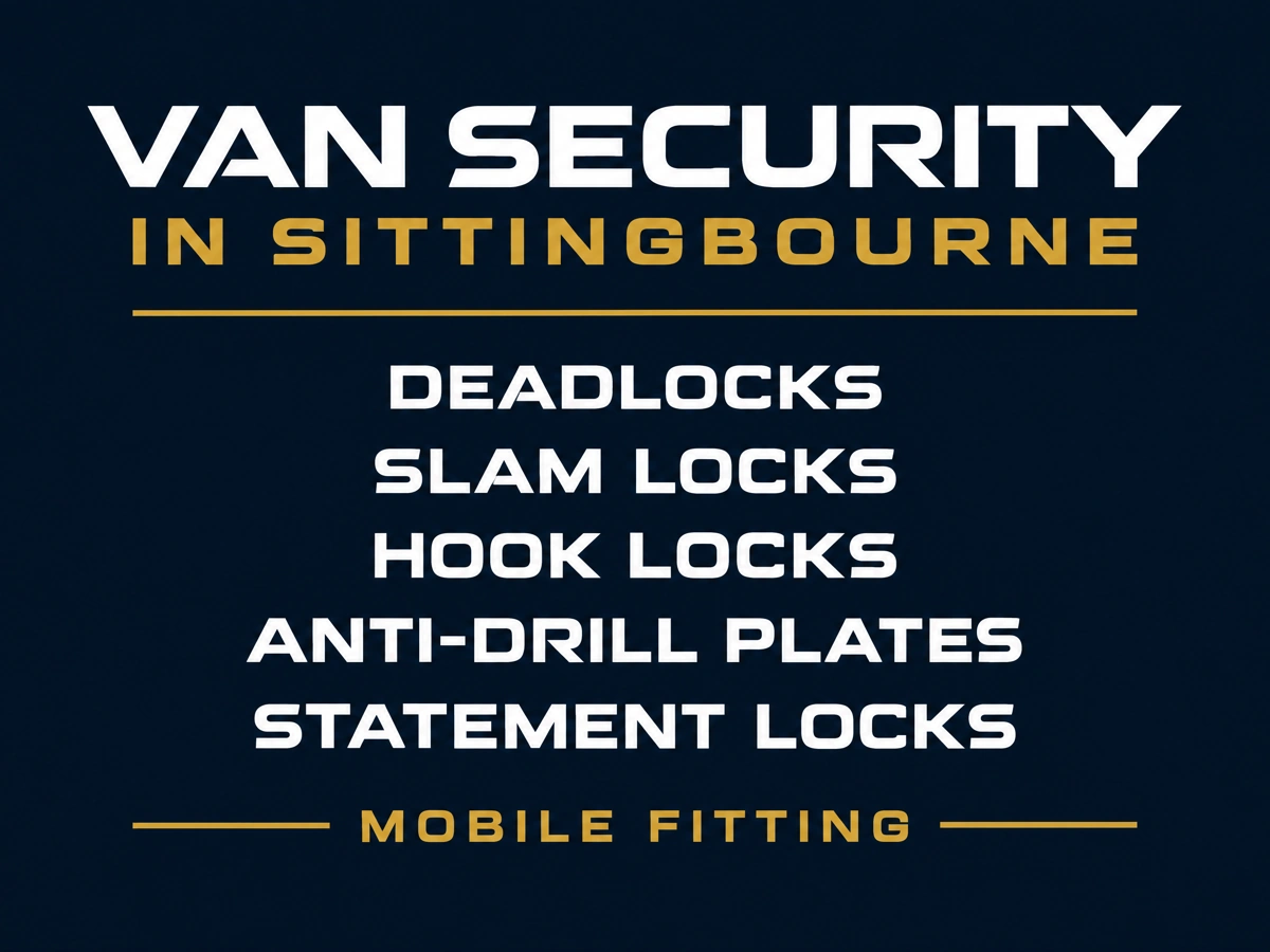 Van lock installation with slam locks and deadlocks in Sittingbourne