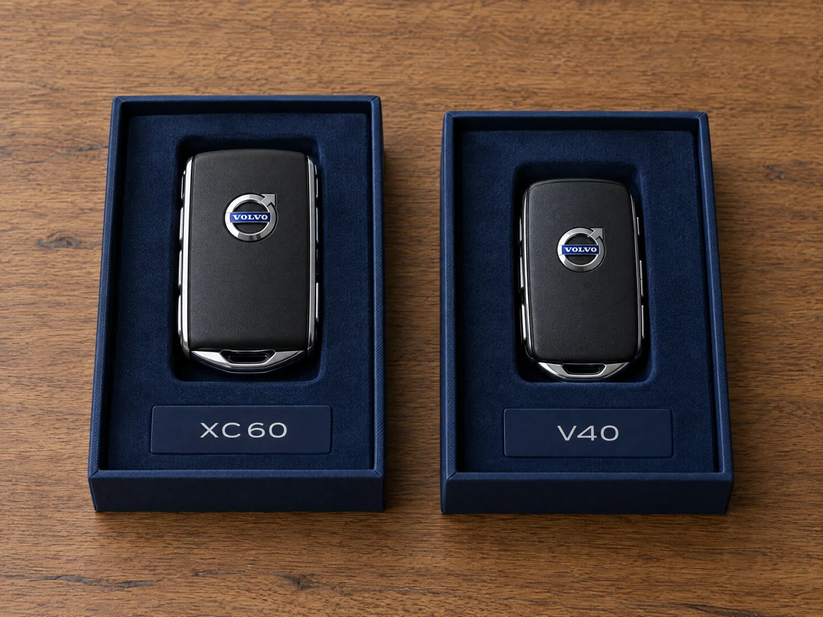 Volvo XC60 and V40 keys ready for handover